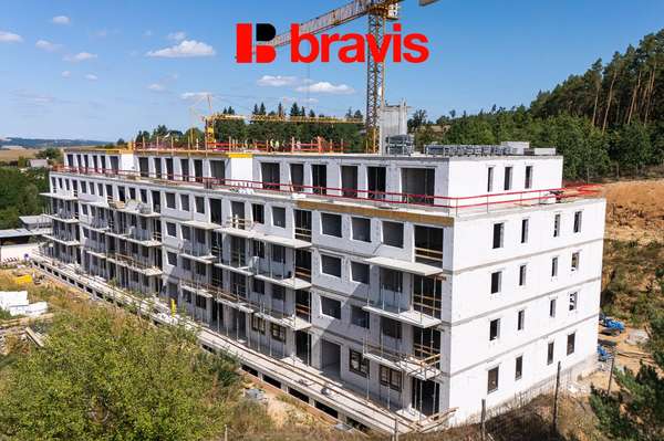 Prodej bytu 1+kk, Blansko - nový bytový dům Zborovce, balkon, investiční příležitost