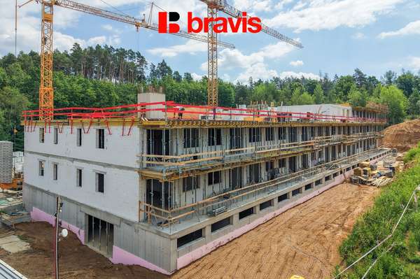 Prodej bytu 1+kk, Blansko - nový bytový dům Zborovce, balkon, investiční příležitost