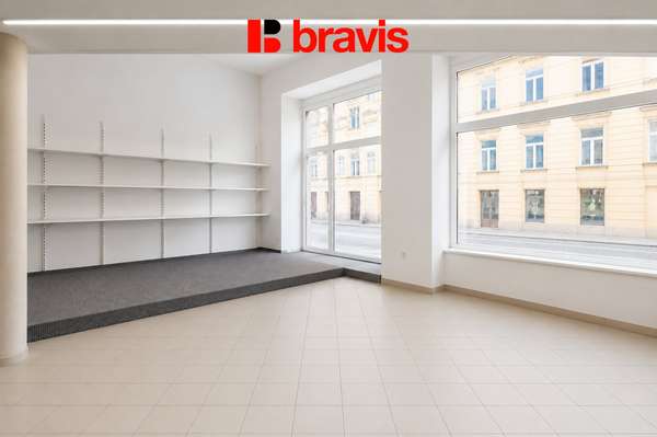Pronájem nebytového prostoru, ul. Hybešova, Brno - Staré Brno, výloha