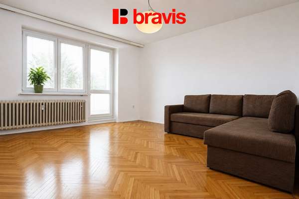 Pronájem bytu 3+1, Brno - Pisárky, Preslova ulice, 2 lodžie