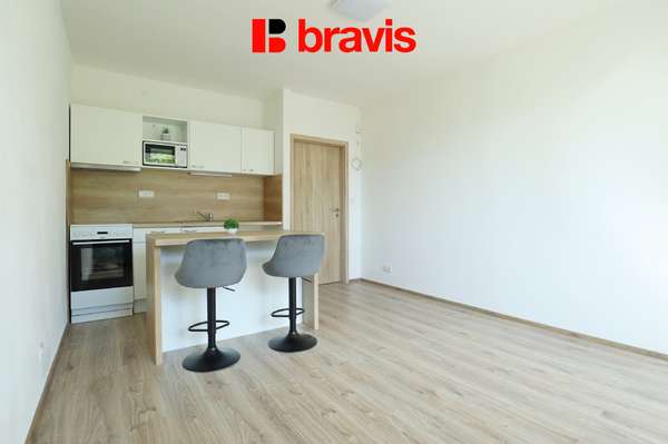 Pronájem bytu 1+kk, Brno - Bystrc, ul. Opálkova, zrekonstruovaný, balkon, sklep