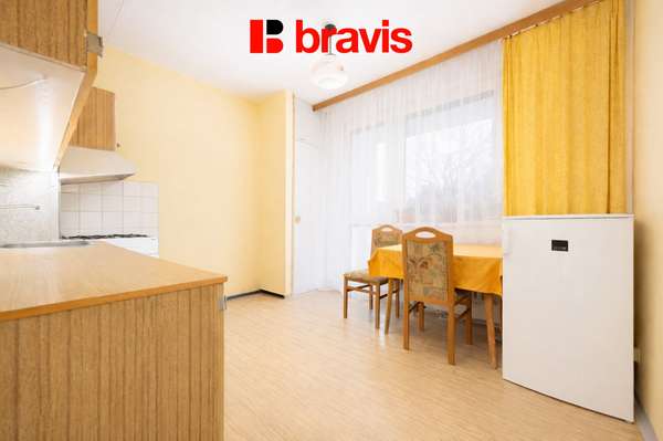 Prodej bytu 1+1 44 m², ul. Horácké náměstí, Brno - Řečkovice, balkon, sklep, klidná lokalia