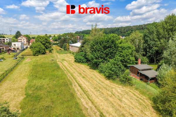 Prodej stavebního pozemku 2968 m2, obec Tetčice u Brna