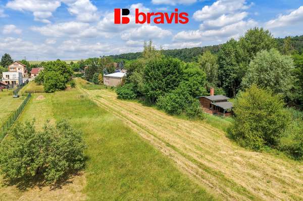 Prodej stavebního pozemku 2968 m2, obec Tetčice u Brna