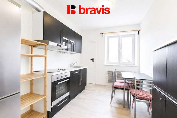 Pronájem bytu 2+1, ulice Lužná, Brno - Komárov, balkon, společná zahrada