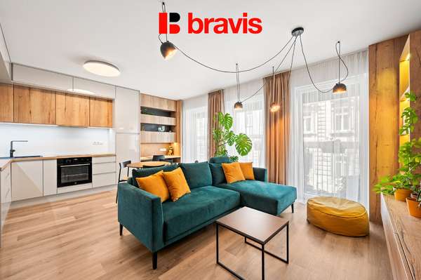 Prodej bytu 2+kk, Brno - střed, novostavba, 2x balkon, parkování, ul. Spolková