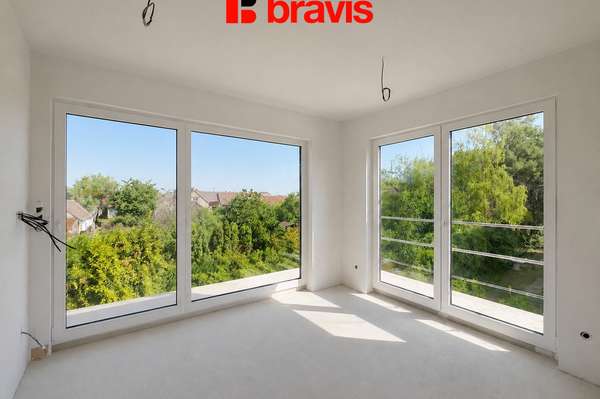 Prodej nadstandardního, moderního bytu 2+kk, 49 m², Brno - Horní Heršpice, balkon, sklep, možnost parkování