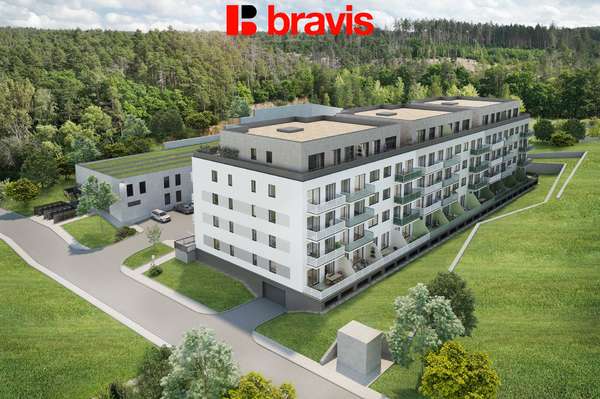 Prodej bytu 2+kk 56,3 m² v novém projektu Zborovce, Blansko, sklep, balkon, možnost parkování