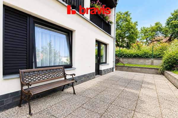 Pronájem bytu 2+kk, ulice Horní, Brno-Štýřice, terasa, zahrada, blízko centra města