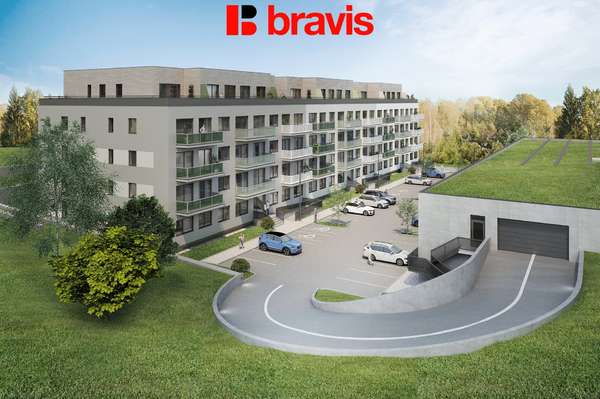 Prodej bytu 3+kk, 77,5 m² v novém projektu Zborovce, Blansko, sklep, balkon, možnost parkování.