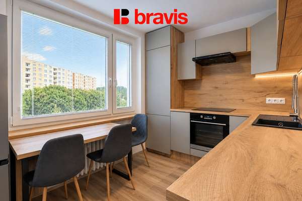 Pronájem bytu 2+1, Brno - Bystrc, ul. Kuršova, po rekonstrukci, balkon, sklep