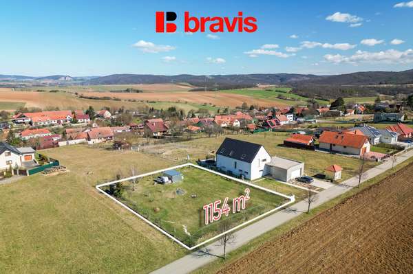 Prodej stavebního pozemku 1 154 m², Hvozdec u Veverské Bítýšky