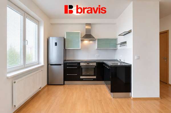 Pronájem bytu 3+kk, Brno - Slatina, ul. Ponětovická, novostavba, balkon, nezařízený