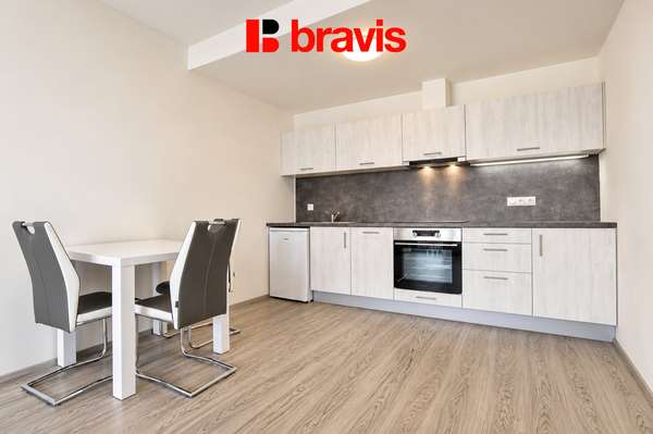 2+kk apartment for rent, Kovářská street, Brno - Komárov, partially furnished, spacious balcony, cellar, parking
