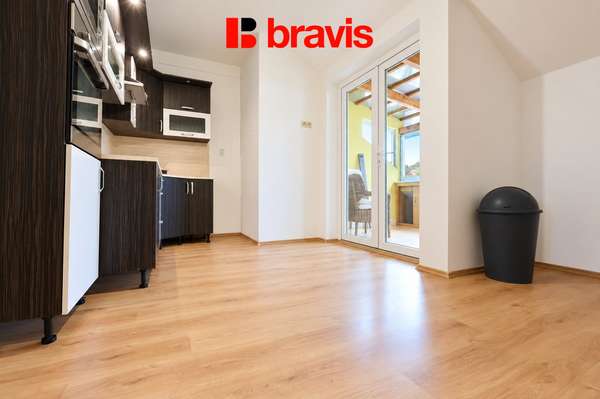 Pronájem bytu 3+kk 76 m², Brno - Staré Brno, šatna, komora, lodžie, dochozí vzdálenost na náplavku