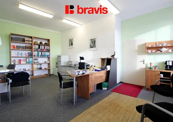 Pronájem kancelářských prostor, 64 m2, ulice Špitálka, Brno-Trnitá, výtah, v blízkosti centra města, neplatíte provizi RK