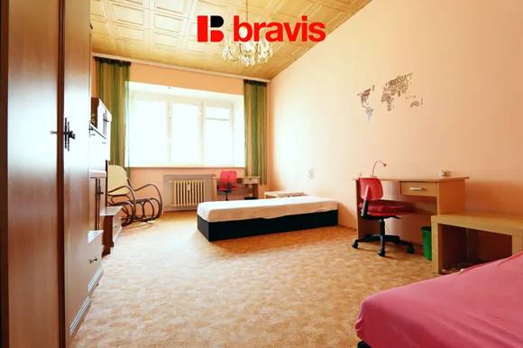 Pronájem bytu 2+1, ulice Kotlářská, Brno - Veveří, balkon