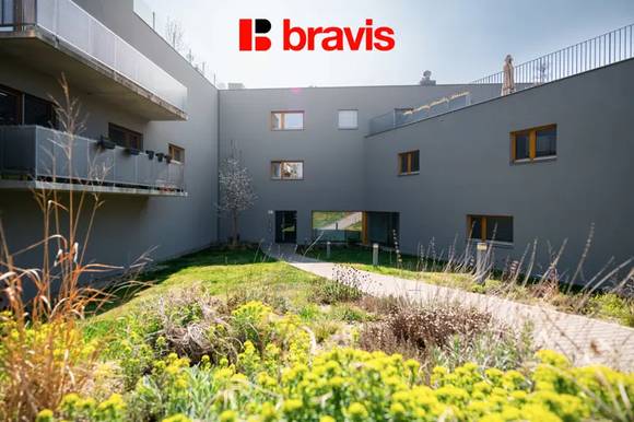 Prodej jednotky 2+kk s terasou, Brno - Komín, ulice Pastviny, novostavba