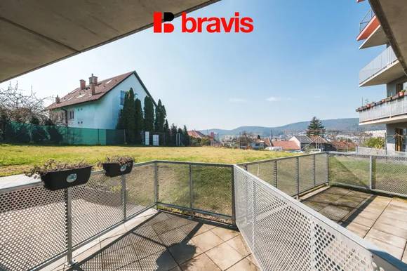 Prodej jednotky 2+kk s terasou, Brno - Komín, ulice Pastviny, novostavba