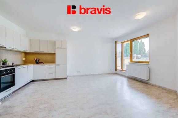 Prodej jednotky 2+kk s terasou, Brno - Komín, ulice Pastviny, novostavba