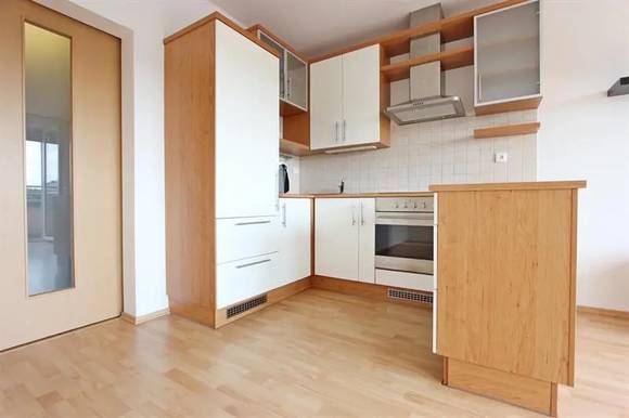Pronájem slunného bytu 2+kk, ul. Cihlářská, Brno-střed-Veveří, 54 m2, terasa, částečně zařízený, výtah