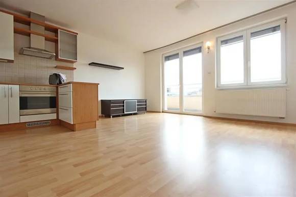 Pronájem slunného bytu 2+kk, ul. Cihlářská, Brno-střed-Veveří, 54 m2, terasa, částečně zařízený, výtah
