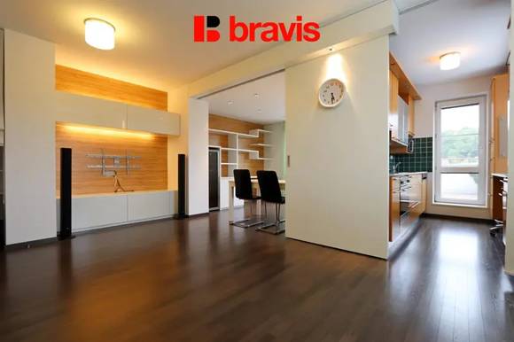 Pronájem bytu 3,5+kk, Brno - město, terasa 18m2, sklep, parkování