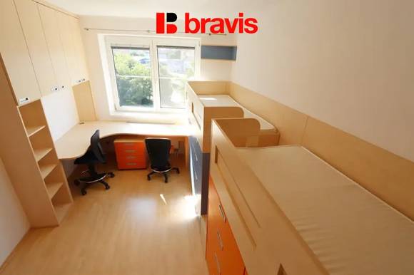 Pronájem bytu 3,5+kk, Brno - město, terasa 18m2, sklep, parkování