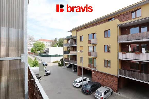 Pronájem bytu 1+kk, Brno - Starý Lískovec, ul. U Leskavy, novostavba, lodžie