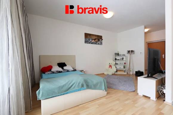 Pronájem bytu 1+kk, Brno - Starý Lískovec, ul. U Leskavy, novostavba, lodžie