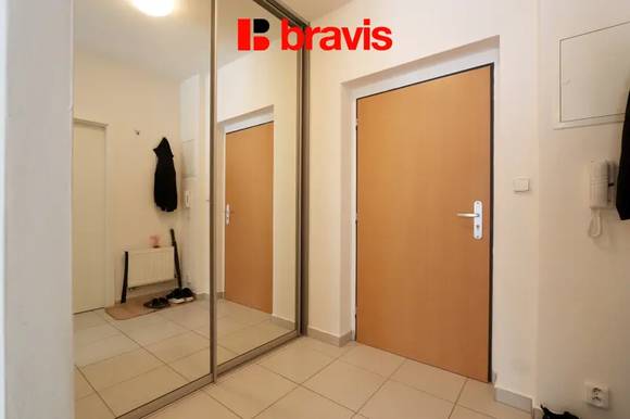 Pronájem bytu 1+kk, Brno - Starý Lískovec, ul. U Leskavy, novostavba, lodžie