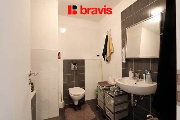 Pronájem bytu 1+kk, Brno - Starý Lískovec, ul. U Leskavy, novostavba, lodžie