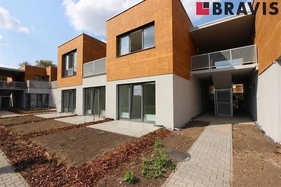 Pronájem nového bytu 3+kk, Kaunicův Dvůr - Slavkov u Brna, předzahrádka, novostavba