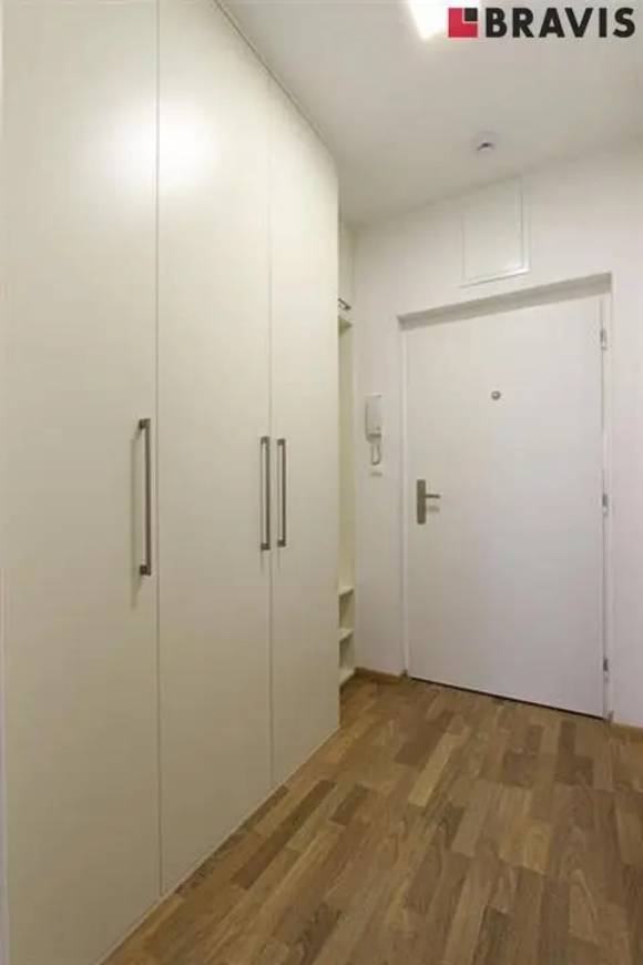 Pronájem bytu 1+kk 35  m<sup>2</sup> + balkon 5 m<sup>2</sup> v novostavbě Rezidence Linea, ul. Francouzská, částečně zařízený, společná zahrada ve vnitrobloku