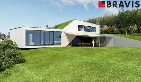 Prodej stavebního pozemku 2.097 m<sup>2</sup> a projektu domu, obec Železné, Tišnov