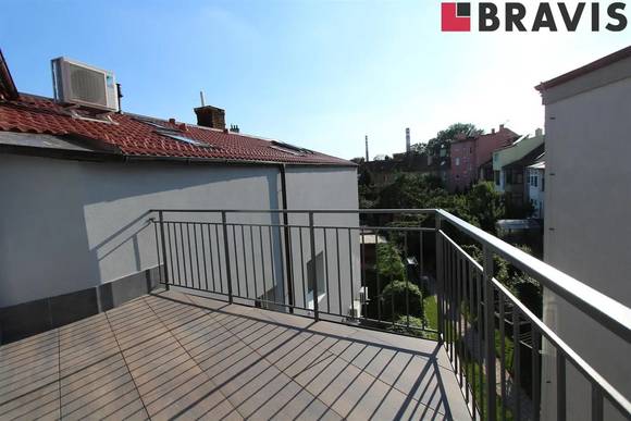 Pronájem novostavby bytu 4+kk, Brno - Zábrdovice, Šámalova ulice, částečně zařízený, klimatizovaný