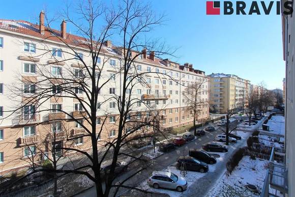 Podnájem bytu 2+1, ulice Bayerova, Brno - Veveří, částečně zařízený, sklep, internet