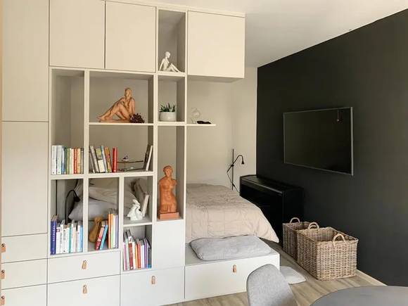 Pronájem bytu 2+kk, Brno - Husovice, Cacovická ulice, zařízený, balkon, sklep, parkování