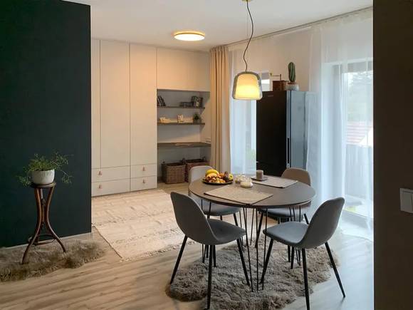 Pronájem bytu 2+kk, Brno - Husovice, Cacovická ulice, zařízený, balkon, sklep, parkování