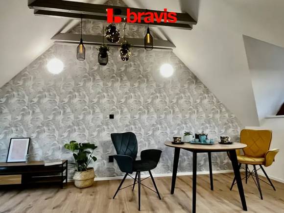 Pronájem designového bytu 1+kk, Brno - Štýřice, ulice Červený kopec, zařízený, komora, klidná lokalita