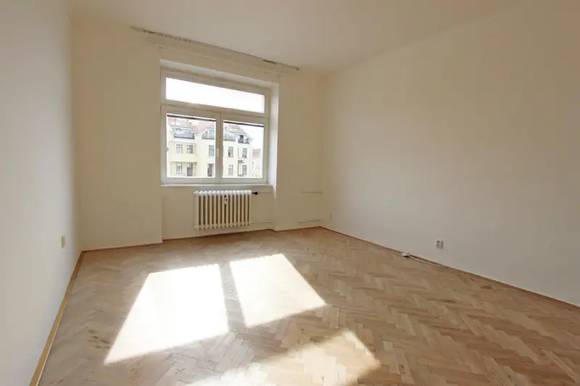 Pronájem bytu 1+1, Brno - centrum, ul. Kounicova, balkón, částečně zařízený, komora