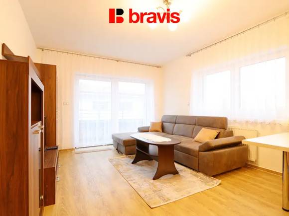 Pronájem novostavby bytu 2+kk, obec Kobylnice, parkování, sklep