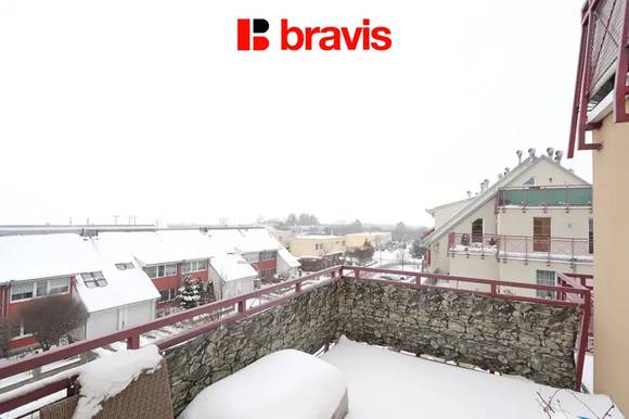 Pronájem bytu 3+kk, ul. Otiskova, Brno - Líšeň, 3 balkony, sklep, parkování