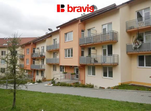 Pronájem bytu v novostavbě 1+kk, částečně zařízený, pěkná lokalita, ul. Hrázka, Brno - Medlánky v blízkosti IBM