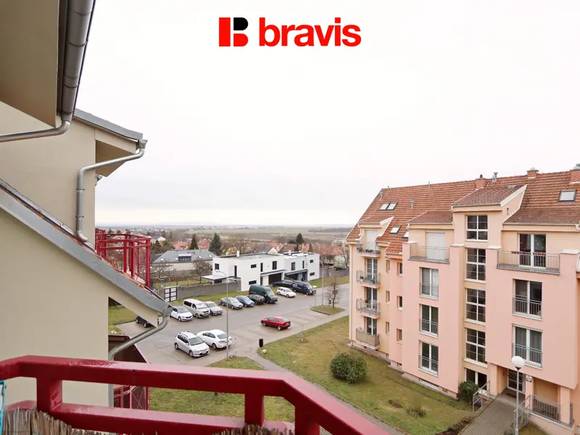 Pronájem bytu 2+kk, Brno - Líšeň, ul. Otiskova, částečně zařízený, balkon, sklep