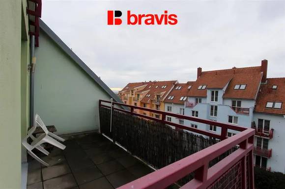 Pronájem bytu 3+kk, Brno - Líšeň, Otiskova ulice, 3 balkony, garážové stání, sklep