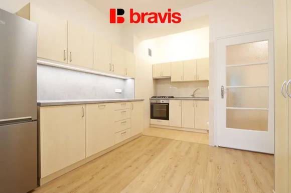 Pronájem bytu 2+1, Brno - střed, ul. Mezírka, balkon, částečně zařízený