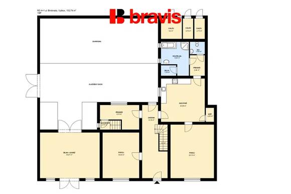 Prodej rodinného domu 3+1, Vyškov - Nouzka, dílna, sklep, zahrada 1478m2
