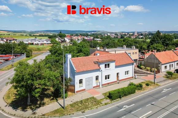 Prodej rodinného domu 3+1, Vyškov - Nouzka, dílna, sklep, zahrada 1478m2