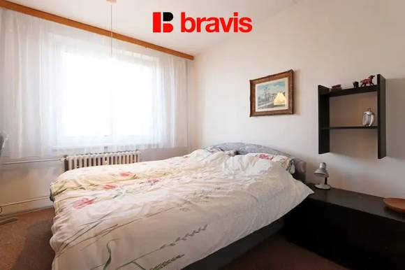 Pronájem bytu 3+1, Brno - Bohunice, ul. Švermova, lodžie, zařízený, klimatizace